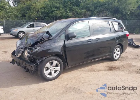 2017 Toyota Sienna Le 8 Passenger from USA, damaged, VIN 5TDKZ3DC7HS824610